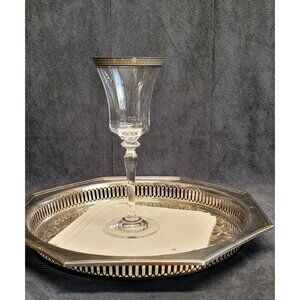 Mikasa JAMESTOWN PLATINUM Stemmed Wine Glass Goblet 8.75"